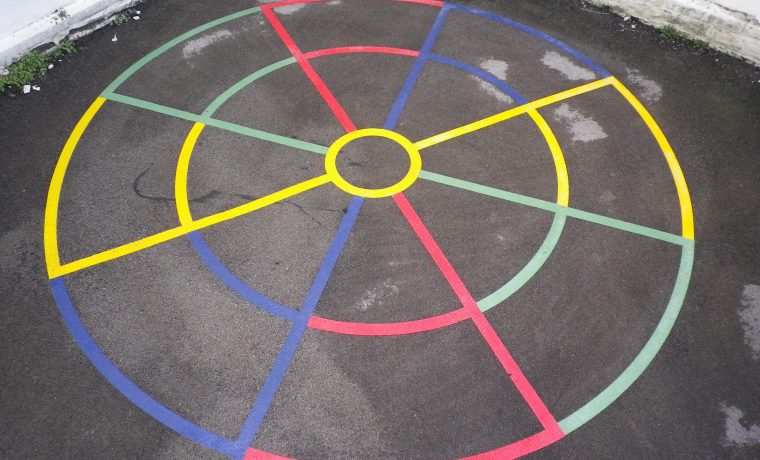 target board playground markings in schools RCT