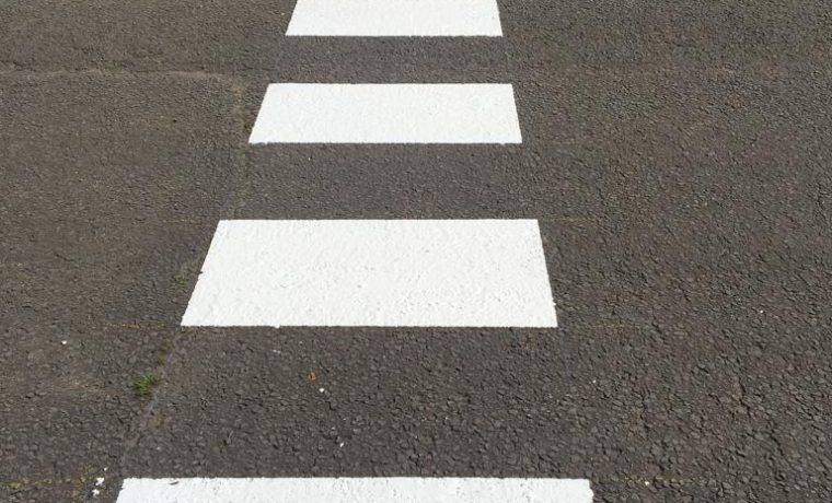 pedestrian crossing markings