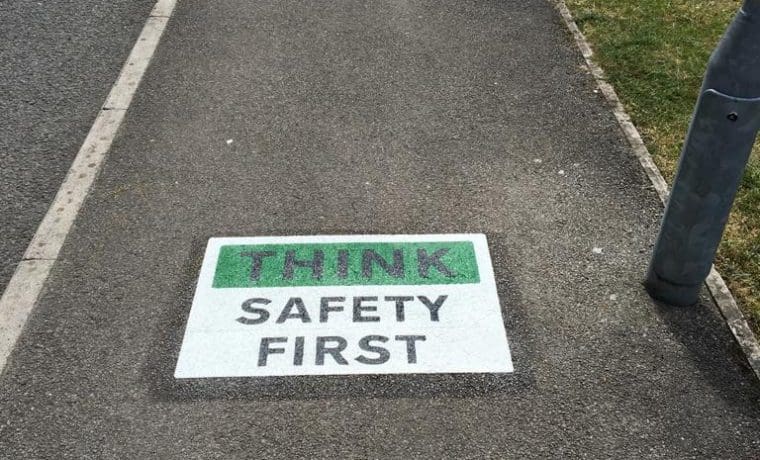 health and safety markings, floor markings