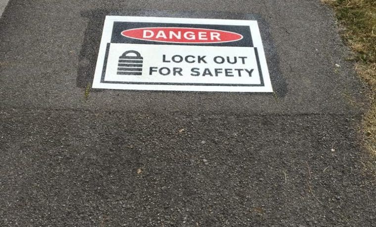 health and safety markings